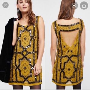 Free People Speak Easy Sequin Mini Dress